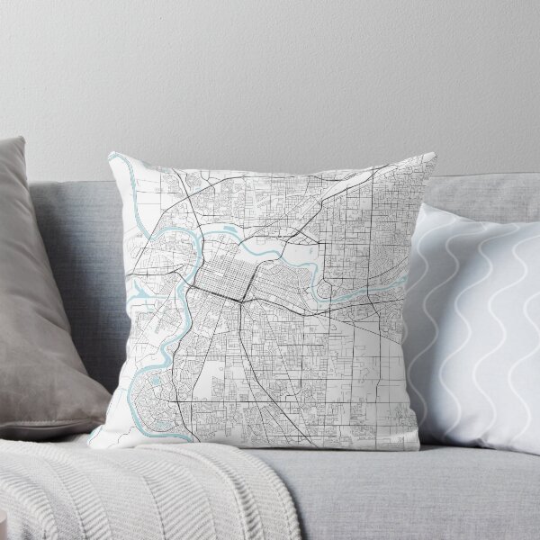 Artikelvorschau, Sacramento Stadtplan von Kalifornien, USA - Kreis entworfen und verkauft von deMAP.