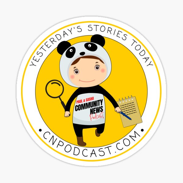 Yellow Furry Convention Panda - Sasha goes undercover.  Episode 232 - WE’RE LIVE…WITH A RASH Sticker