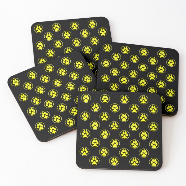 Item preview, yellow dog paws designed and sold by andrew JOHNSEN.