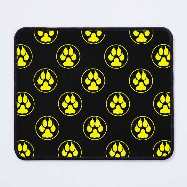Item preview, yellow dog paws designed and sold by andrew JOHNSEN.