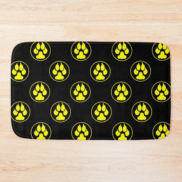 Item preview, yellow dog paws designed and sold by andrew JOHNSEN.