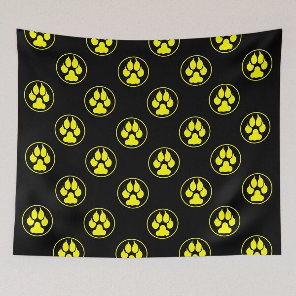 Item preview, yellow dog paws designed and sold by andrew JOHNSEN.