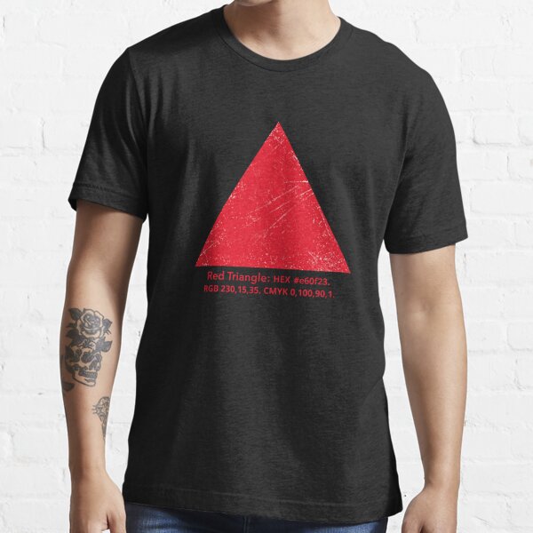 Diseñador PRA Triángulo Marca De Lujo Camiseta Roja Con Letras