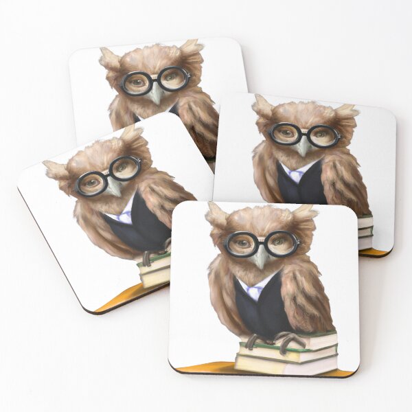 Item preview, Lindo búho bibliotecario designed and sold by MerchGiants.