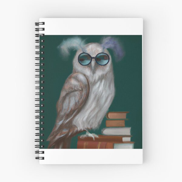 Item preview, Cute Looking Librarian Owl designed and sold by MerchGiants.