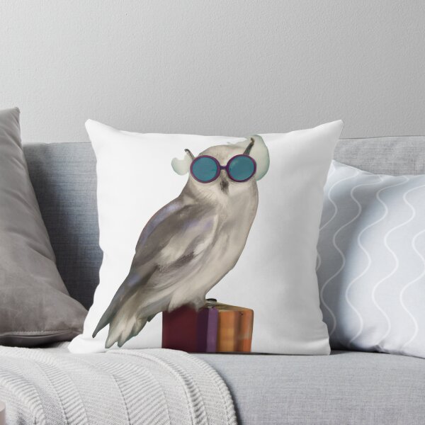 Item preview, Cute Looking Librarian Owl designed and sold by MerchGiants.