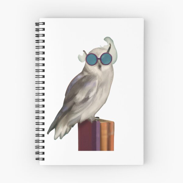 Item preview, Cute Looking Librarian Owl designed and sold by MerchGiants.