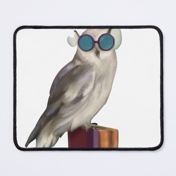 Item preview, Cute Looking Librarian Owl designed and sold by MerchGiants.