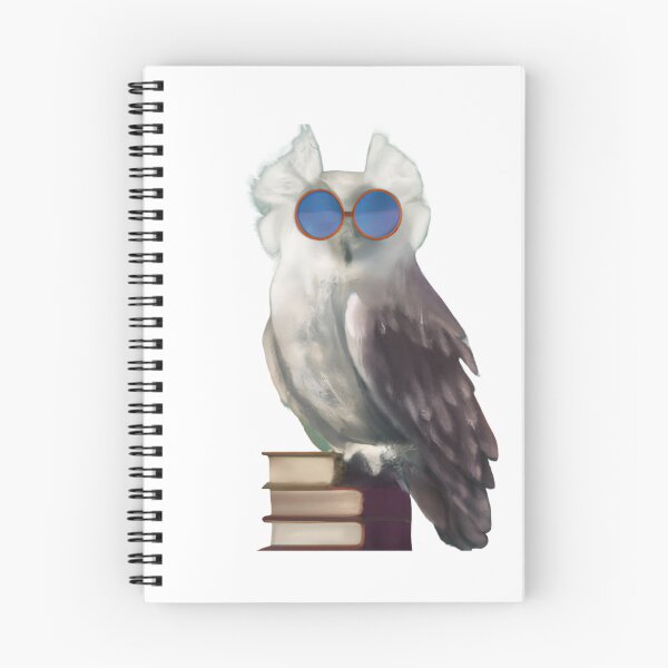 Item preview, Cute Looking Librarian Owl designed and sold by MerchGiants.