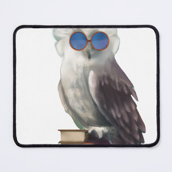 Item preview, Cute Looking Librarian Owl designed and sold by MerchGiants.