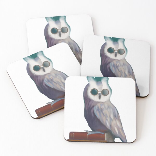 Item preview, Cute Looking Librarian Owl designed and sold by MerchGiants.