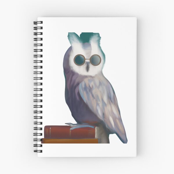 Item preview, Cute Looking Librarian Owl designed and sold by MerchGiants.