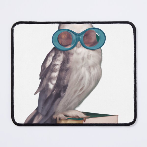 Item preview, Cute Looking Librarian Owl designed and sold by MerchGiants.