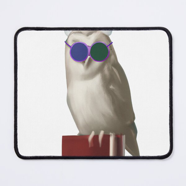 Item preview, Cute Looking Librarian Owl designed and sold by MerchGiants.