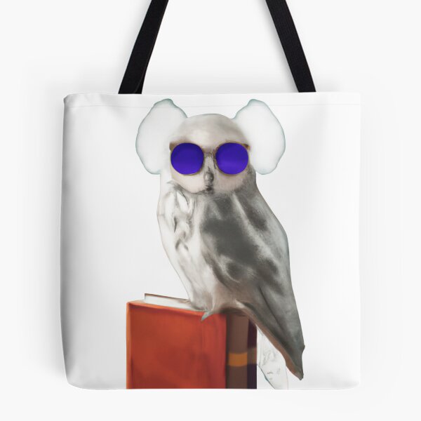 Item preview, Cute Looking Librarian Owl designed and sold by MerchGiants.