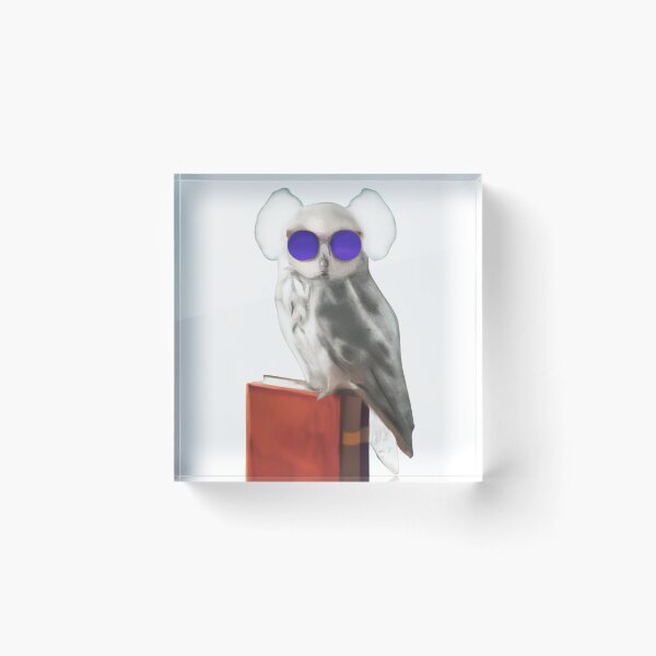 Item preview, Cute Looking Librarian Owl designed and sold by MerchGiants.