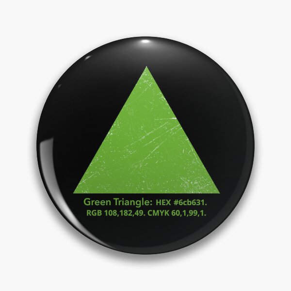 Item preview, Green Triangle designed and sold by Symbologee.