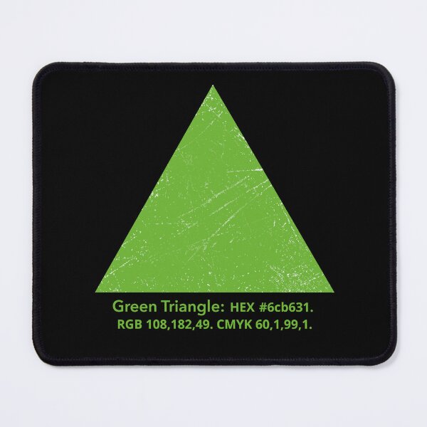 Item preview, Green Triangle designed and sold by Symbologee.