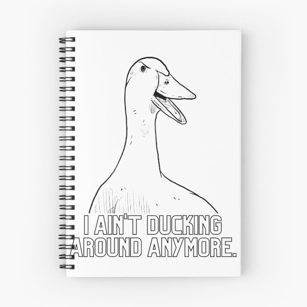 Item preview, I ain't ducking around anymore! - Black Outline designed and sold by BeWilDesigns.