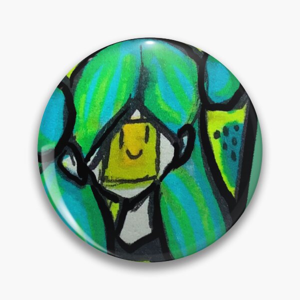 Item preview, Anime Girl Yellow Paper Masking - Neurodivergent designed and sold by jolabrese.