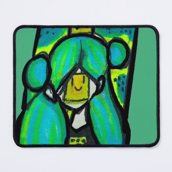 Item preview, Anime Girl Yellow Paper Masking - Neurodivergent designed and sold by jolabrese.