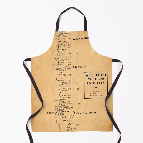 Item preview, West Coast Motor Car Route Guide 1915 designed and sold by Daniel Hagerman.