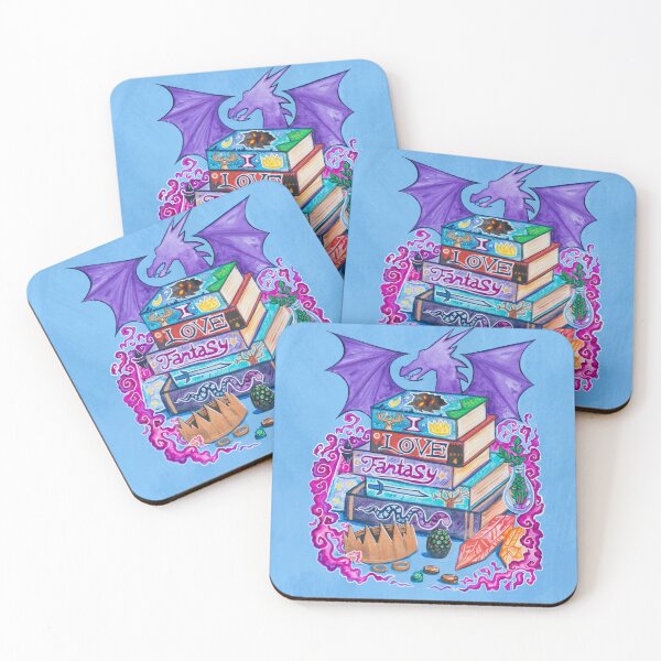 Item preview, I love fantasy bookstack designed and sold by NuranCawthorne.