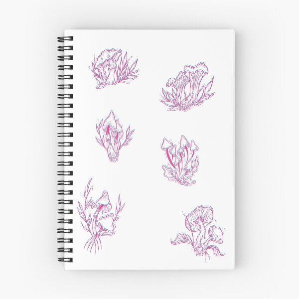 Item preview, Stereoscopy Mushroom Variety Bespoke Line Drawings | Mushroom Pack designed and sold by Mitch616Art.
