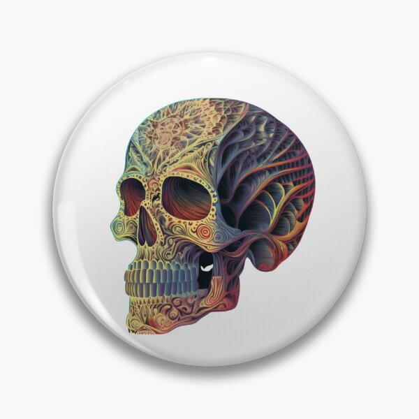 Item preview, Psychedelic Skull designed and sold by mind-melt-er.