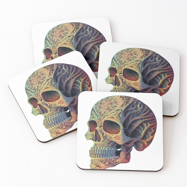 Item preview, Psychedelic Skull designed and sold by mind-melt-er.
