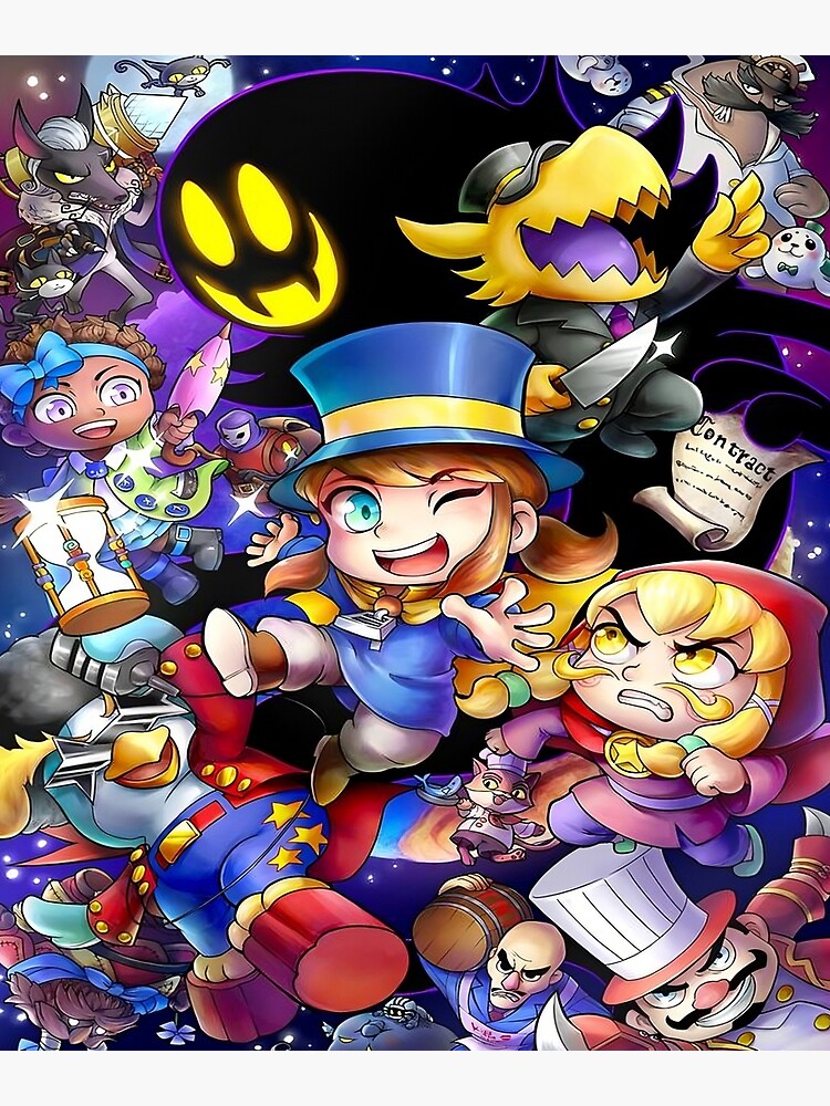 a hat in time video game art Art Print for Sale by mallaksobek