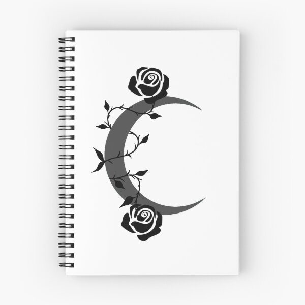 Item preview, Moon wrapped in roses designed and sold by shamallau.