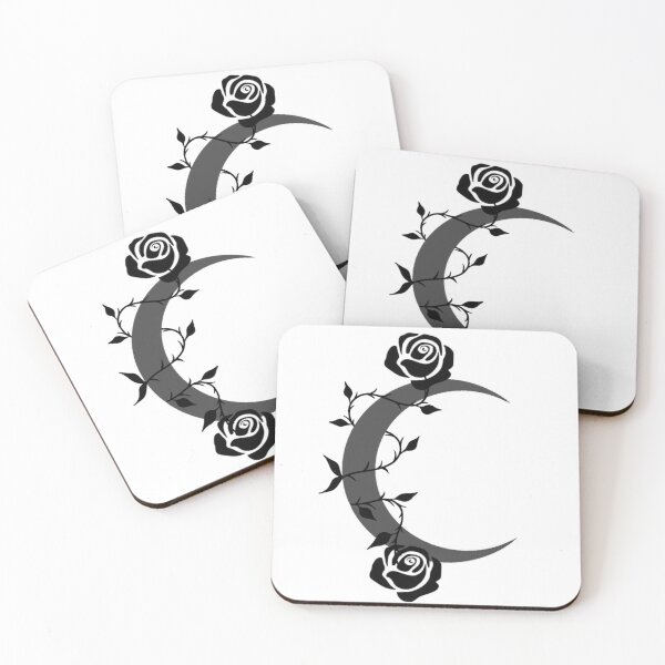 Item preview, Moon wrapped in roses designed and sold by shamallau.