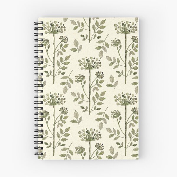 Item preview, Watercolour Pattern with Angelica flowers designed and sold by Loopyful Design.