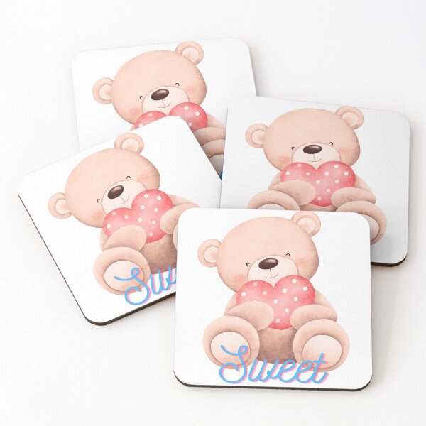 Item preview, Sweet Teddy Bear with Heart designed and sold by BoomBoomBaby.