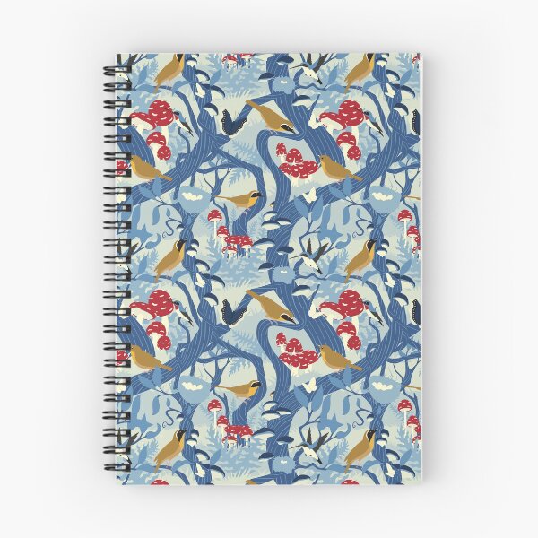 Item preview, North American Forest Pattern (Blues) designed and sold by JadaFitch.