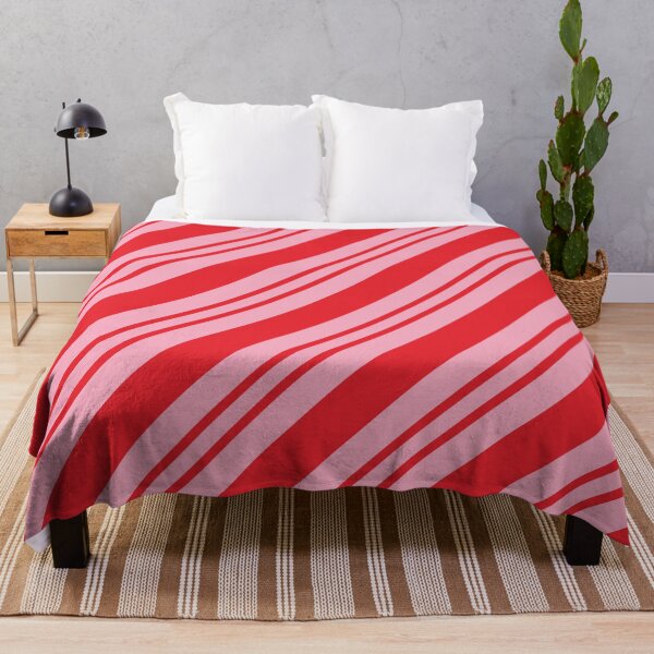 Item preview, Peppermint Candy Cane Stripes Pattern (red/pink) designed and sold by Design Minds Boutique.