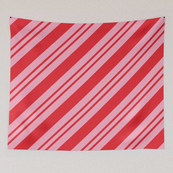 Item preview, Peppermint Candy Cane Stripes Pattern (red/pink) designed and sold by Design Minds Boutique.