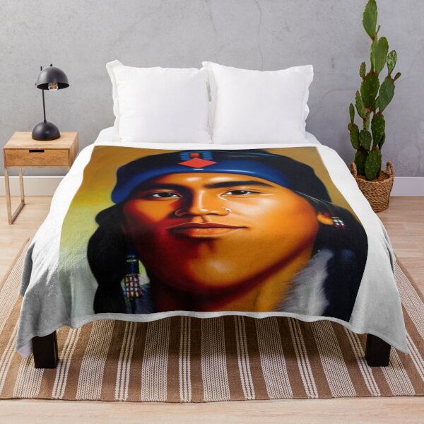 Item preview, Native American Man I (A.I.) designed and sold by seriyusink69.