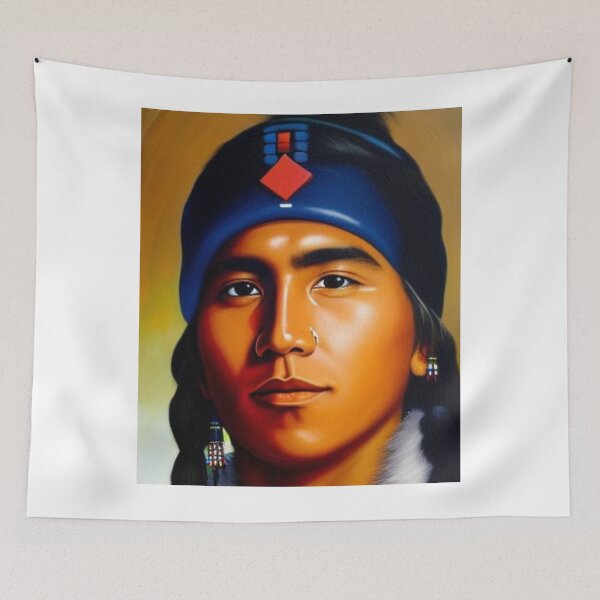 Item preview, Native American Man I (A.I.) designed and sold by seriyusink69.