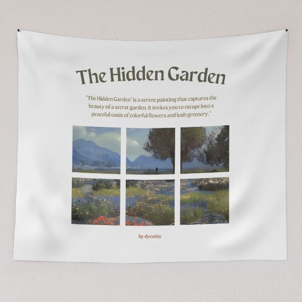 Item preview, The Hidden Garden designed and sold by dyeaday.