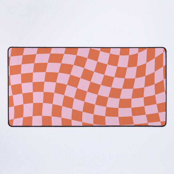 Item preview, Groovy Checkered Retro Pink Red Pattern designed and sold by enricadenicola.