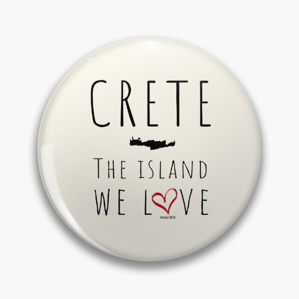 Item preview, "Crete the island we love" Show Your Love for Crete with a Unique Stylish Design.  designed and sold by nicpa-art.