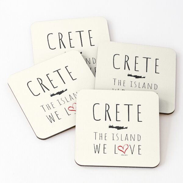 Item preview, "Crete the island we love" Show Your Love for Crete with a Unique Stylish Design.  designed and sold by nicpa-art.