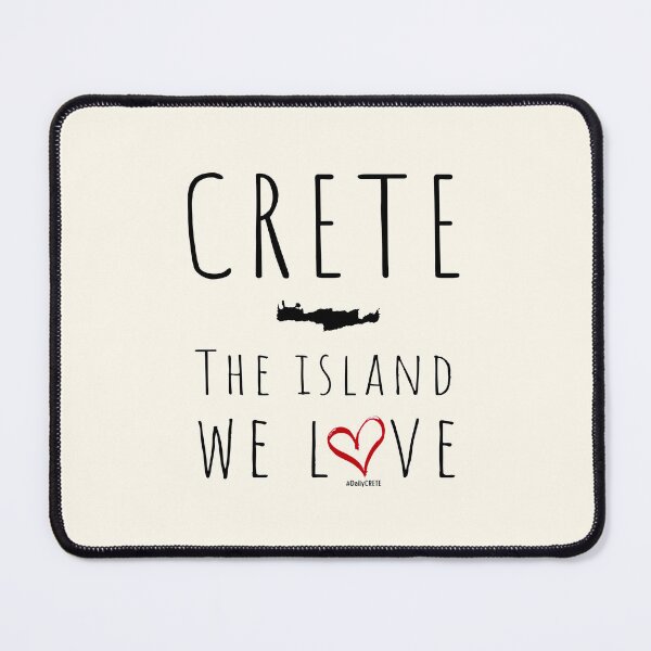 Item preview, "Crete the island we love" Show Your Love for Crete with a Unique Stylish Design.  designed and sold by nicpa-art.