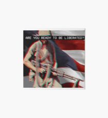 Prepare For Liberty - Vaporwave Art Board