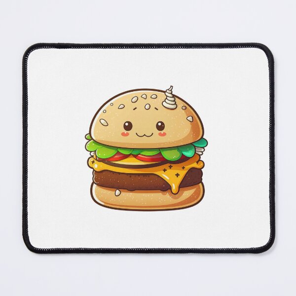 Item preview, Cute Cheeseburger - Kawaii Food designed and sold by Imwa.