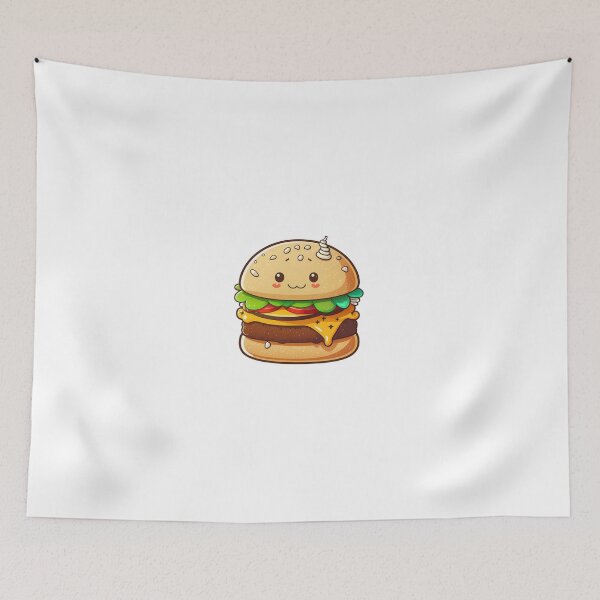 Item preview, Cute Cheeseburger - Kawaii Food designed and sold by Imwa.