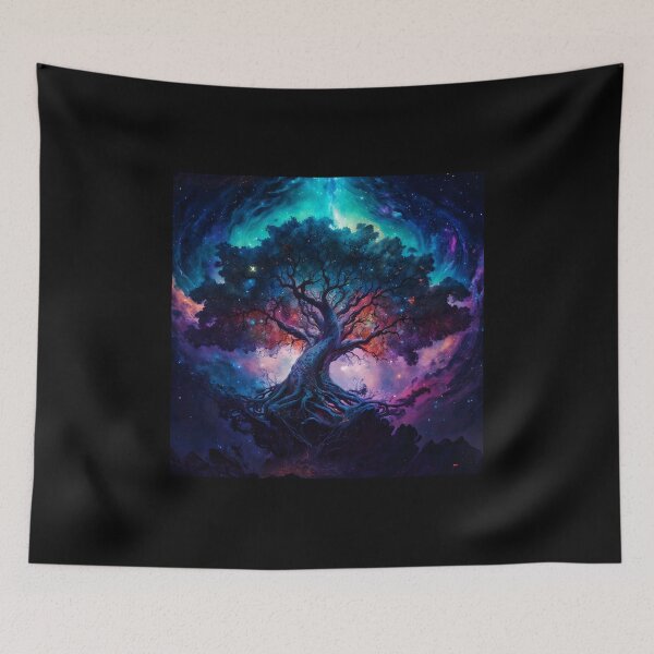 Item preview, Cosmic tree of life designed and sold by AkaArtGenerator.