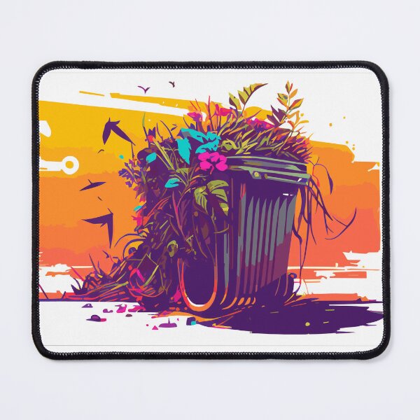 Item preview, illustration of abandoned object. Ecological theme designed and sold by Ariadna de Raadt.
